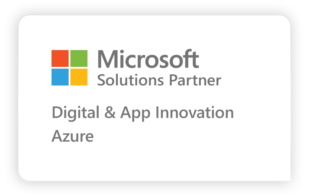 Microsoft Digital & App Innovation solution partner badge